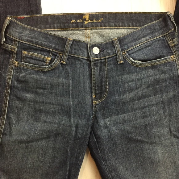 7 For All Mankind 7 FAM Blue Jeans 28 Made in USA - Picture 2 of 6